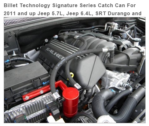 Billet Technology Catch Can 11-up Jeep Grand Cherokee 5.7L, 6.4L Billet Technology Catch Can 11-up Jeep Grand Cherokee 5.7L, 6.4L